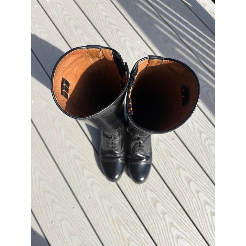 Ariat Heritage Riding Boots Size 5.5 Black Knee High Equestrian Field Boots